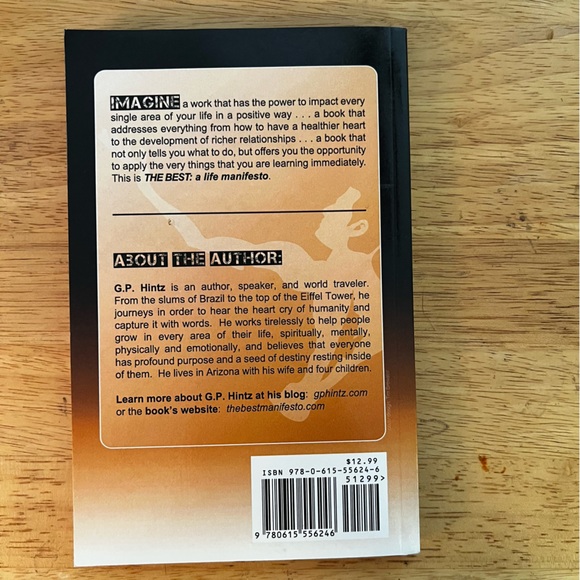 3 for $15: The Best: A Life Manifesto G.P. HINTZ - Picture 2 of 5